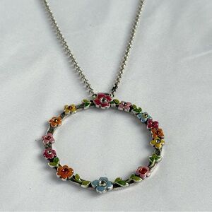 RETIRED Brighton “Flower Child” Sterling Silver Necklace